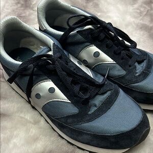 Men's Blue and Gray Sneakers